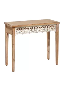 Outlet 🌟 Farmhouse Wood Console Table by Monroe Lane 🛒