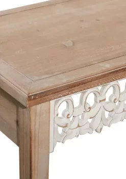 Outlet 🌟 Farmhouse Wood Console Table by Monroe Lane 🛒 -Monroe Lane Sales Belk 21540