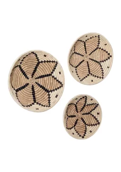 New 😉 Bohemian Seagrass Wall Decor - Set of 3 by Monroe Lane 🛒 -Monroe Lane Sales Belk 21548