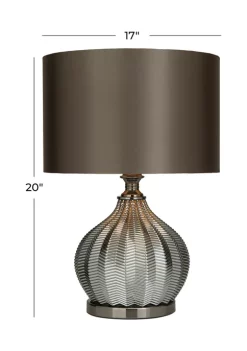 New 🛒 Transitional Polyester Table Lamp by Monroe Lane ⌛ -Monroe Lane Sales Belk 21559