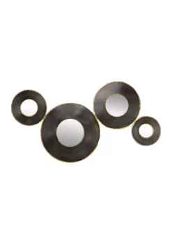 Best reviews of ⭐ Contemporary Metal Wall Mirror by Monroe Lane 🥰 -Monroe Lane Sales Belk 21570