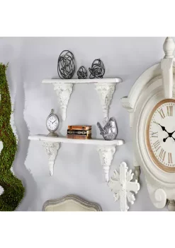 New ⭐ Wood Vintage Wall Shelf by Monroe Lane 👏 -Monroe Lane Sales Belk 21574