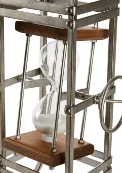 Outlet 🤩 Rustic Metal Clock by Monroe Lane 🛒 -Monroe Lane Sales Belk 21580