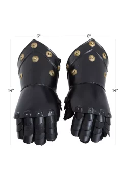 Flash Sale 🔔 Vintage Metal Armor Gloves - Set of 2 by Monroe Lane 💯 -Monroe Lane Sales Belk 21605