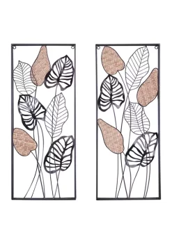 Cheapest ✨ Contemporary Metal Wall Decor - Set of 2 by Monroe Lane 🌟
