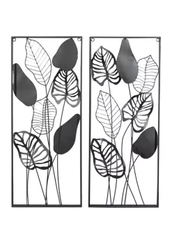 Cheapest ✨ Contemporary Metal Wall Decor - Set of 2 by Monroe Lane 🌟 -Monroe Lane Sales Belk 21622