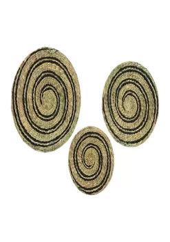 Discount β Traditional Seagrass Wall Decor - Set of 3 by Monroe Lane π§¨