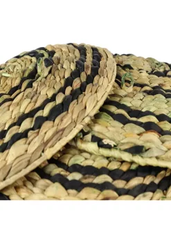 Discount ⌛ Traditional Seagrass Wall Decor - Set of 3 by Monroe Lane 🧨 -Monroe Lane Sales Belk 21627