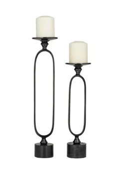 Best deal ๐ Modern Aluminum Candle Holder - Set of 2 by Monroe Lane ๐คฉ