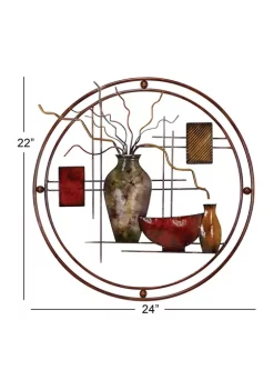 Promo 👍 Traditional Metal Wall Decor by Monroe Lane 😉 -Monroe Lane Sales Belk 21655