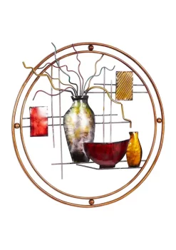 Promo 👍 Traditional Metal Wall Decor by Monroe Lane 😉 -Monroe Lane Sales Belk 21656