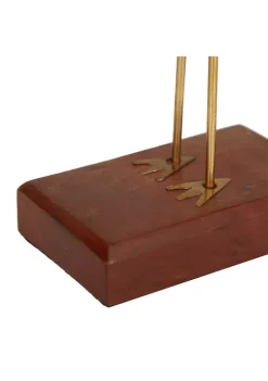 Best Sale 🤩 Traditional Wood Sculpture - Set of 2 by Monroe Lane 🌟 -Monroe Lane Sales Belk 21699