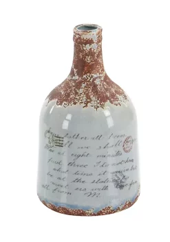 Hot Sale ⭐ Vintage Ceramic Vase - Set of 2 by Monroe Lane ⌛ -Monroe Lane Sales Belk 21723