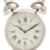 Deals 👏 Traditional Stainless Steel Clock by Monroe Lane 🔔