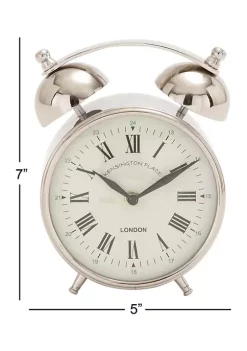 Deals 👏 Traditional Stainless Steel Clock by Monroe Lane 🔔 -Monroe Lane Sales Belk 21728