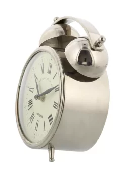 Deals 👏 Traditional Stainless Steel Clock by Monroe Lane 🔔 -Monroe Lane Sales Belk 21729
