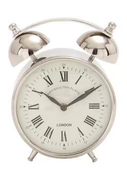 Deals 👏 Traditional Stainless Steel Clock by Monroe Lane 🔔 -Monroe Lane Sales Belk 21730