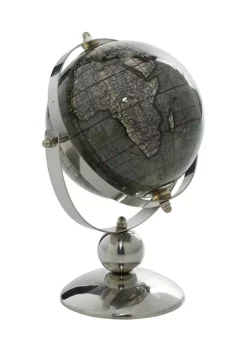Coupon 😀 Traditional Stainless Steel Globe by Monroe Lane 🎉 -Monroe Lane Sales Belk 21761