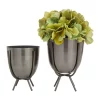 Flash Sale ✨ Contemporary Metal Planter - Set of 2 by Monroe Lane 🤩