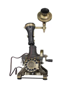 Best reviews of 🎉 Vintage Metal Telephone by Monroe Lane ✨ -Monroe Lane Sales Belk 21816