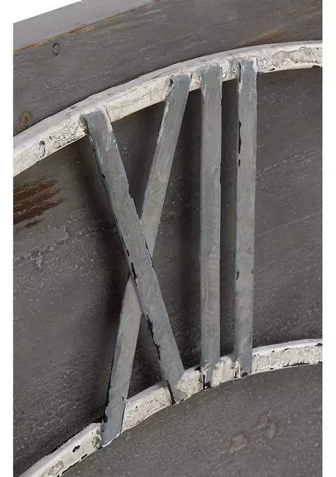 New ✔️ Industrial Wood Wall Clock by Monroe Lane ⌛ 3 New ✔️ Industrial Wood Wall Clock by Monroe Lane ⌛ - Image 3