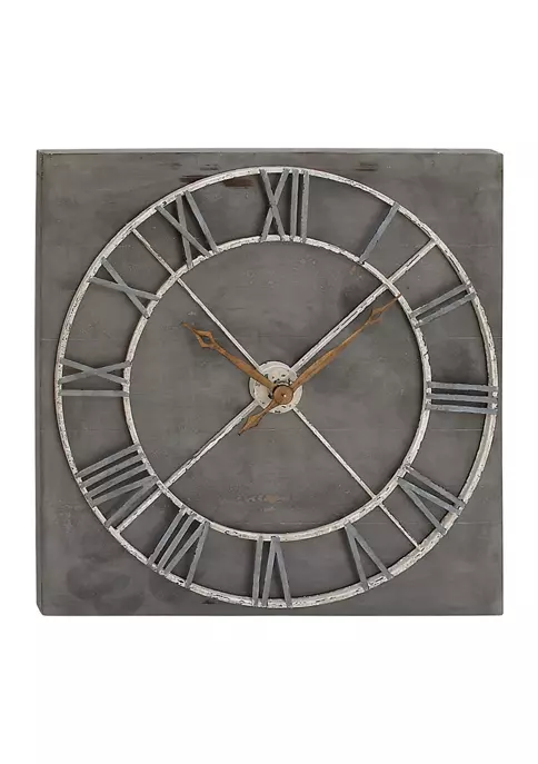 New ✔️ Industrial Wood Wall Clock by Monroe Lane ⌛ 5 New ✔️ Industrial Wood Wall Clock by Monroe Lane ⌛ - Image 5