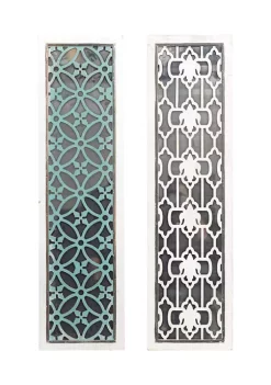 Deals 🎁 Glam Wood Wall Decor - Set of 2 by Monroe Lane ❤️ -Monroe Lane Sales Belk 21859