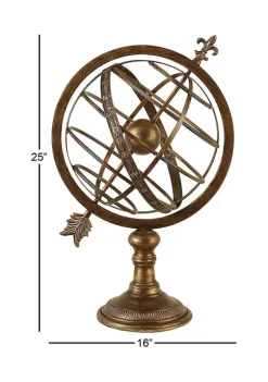 Promo ⭐ Traditional Metal Globe by Monroe Lane 👍 -Monroe Lane Sales Belk 21863