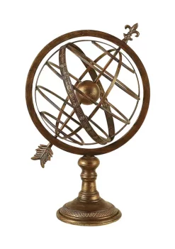 Promo ⭐ Traditional Metal Globe by Monroe Lane 👍 -Monroe Lane Sales Belk 21865