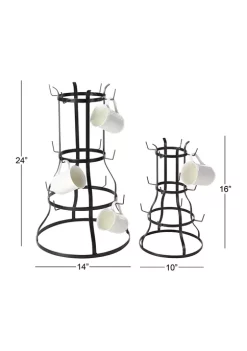 Top 10 😀 Farmhouse Metal Mug Holder - Set of 2 by Monroe Lane 🎁 -Monroe Lane Sales Belk 21869