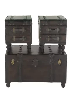 Best deal 🌟 Traditional Wood Bench - Set of 3 by Monroe Lane 🤩 -Monroe Lane Sales Belk 2187