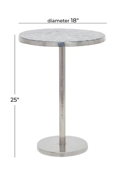 Brand new ✔️ Contemporary Aluminum Accent Table by Monroe Lane 🛒 3 Brand new ✔️ Contemporary Aluminum Accent Table by Monroe Lane 🛒 - Image 3