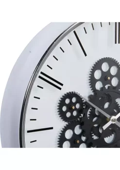 Best Pirce 🧨 Metal Contemporary Wall Clock by Monroe Lane ⭐ -Monroe Lane Sales Belk 21899