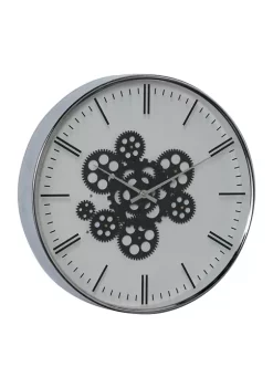 Best Pirce 🧨 Metal Contemporary Wall Clock by Monroe Lane ⭐ -Monroe Lane Sales Belk 21904