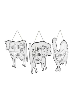 Cheap 👍 Iron Farmhouse Wall Décor - Set of 3 by Monroe Lane ❤️