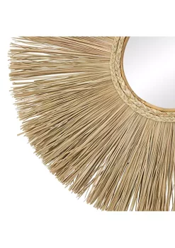 Cheapest ✔️ Bohemian Wood Wall Mirror by Monroe Lane 🤩 -Monroe Lane Sales Belk 21923