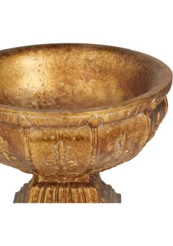 Outlet 🔔 Traditional Polystone Decorative Bowl by Monroe Lane ✨ -Monroe Lane Sales Belk 21946
