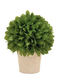 Coupon 💯 Traditional Faux Foliage Artificial Foliage Ball by Monroe Lane ⌛