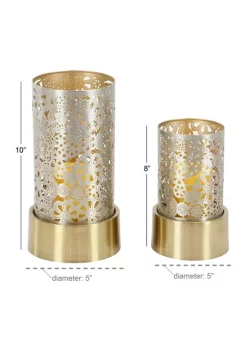 Deals 🥰 Iron Eclectic Lantern Set of 2 by Monroe Lane ⭐ -Monroe Lane Sales Belk 21992