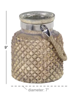 Hot Sale ⭐ Glass Vintage Candle Holder by Monroe Lane 😉 -Monroe Lane Sales Belk 22004