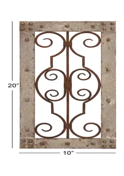 Budget 🧨 Traditional Wood Wall Decor by Monroe Lane 🎁 -Monroe Lane Sales Belk 22033