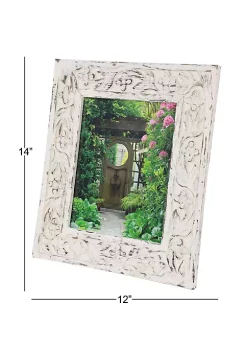 Buy 😀 Farmhouse Mango Wood Photo Frame by Monroe Lane ✨ -Monroe Lane Sales Belk 22046