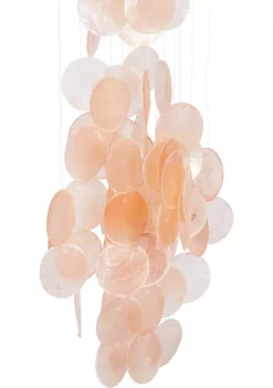 Buy ✔️ Coastal Capiz Shell Windchime by Monroe Lane 🛒 -Monroe Lane Sales Belk 22050
