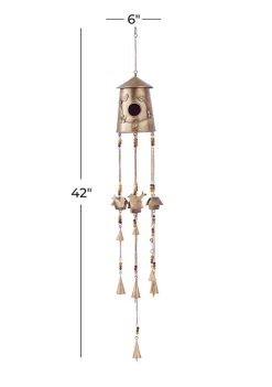 Promo 😉 Rustic Metal Windchime by Monroe Lane 🤩 -Monroe Lane Sales Belk 22053
