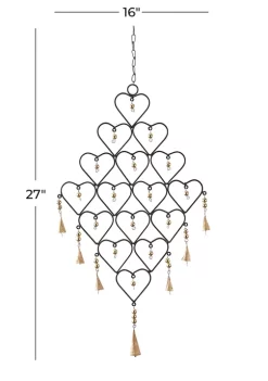 Discount 🥰 Industrial Metal Windchime by Monroe Lane 😀 -Monroe Lane Sales Belk 22067