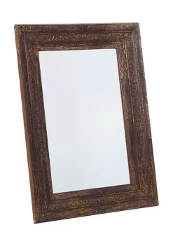 Cheap 👏 Rustic Wood Wall Mirror by Monroe Lane 🛒 -Monroe Lane Sales Belk 22080