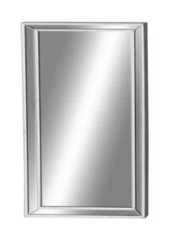 Wholesale 🔥 Glam Wood Wall Mirror by Monroe Lane 🤩 -Monroe Lane Sales Belk 22087