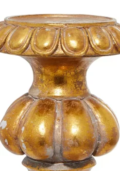 Best Pirce ⭐ Rustic Polystone Candle Holder by Monroe Lane 🎉 -Monroe Lane Sales Belk 2209