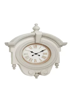 Discount ⌛ Fiberglass Wall Clock by Monroe Lane 🤩 -Monroe Lane Sales Belk 22099