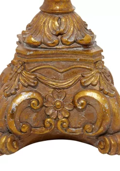 Best Pirce ⭐ Rustic Polystone Candle Holder by Monroe Lane 🎉 -Monroe Lane Sales Belk 2210